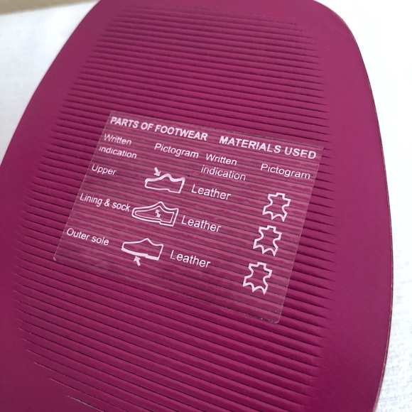 Maeve Hot Pink All Leather Knotted Thong Flat Slide Sandals Women’s 7M - Picture 8 of 9